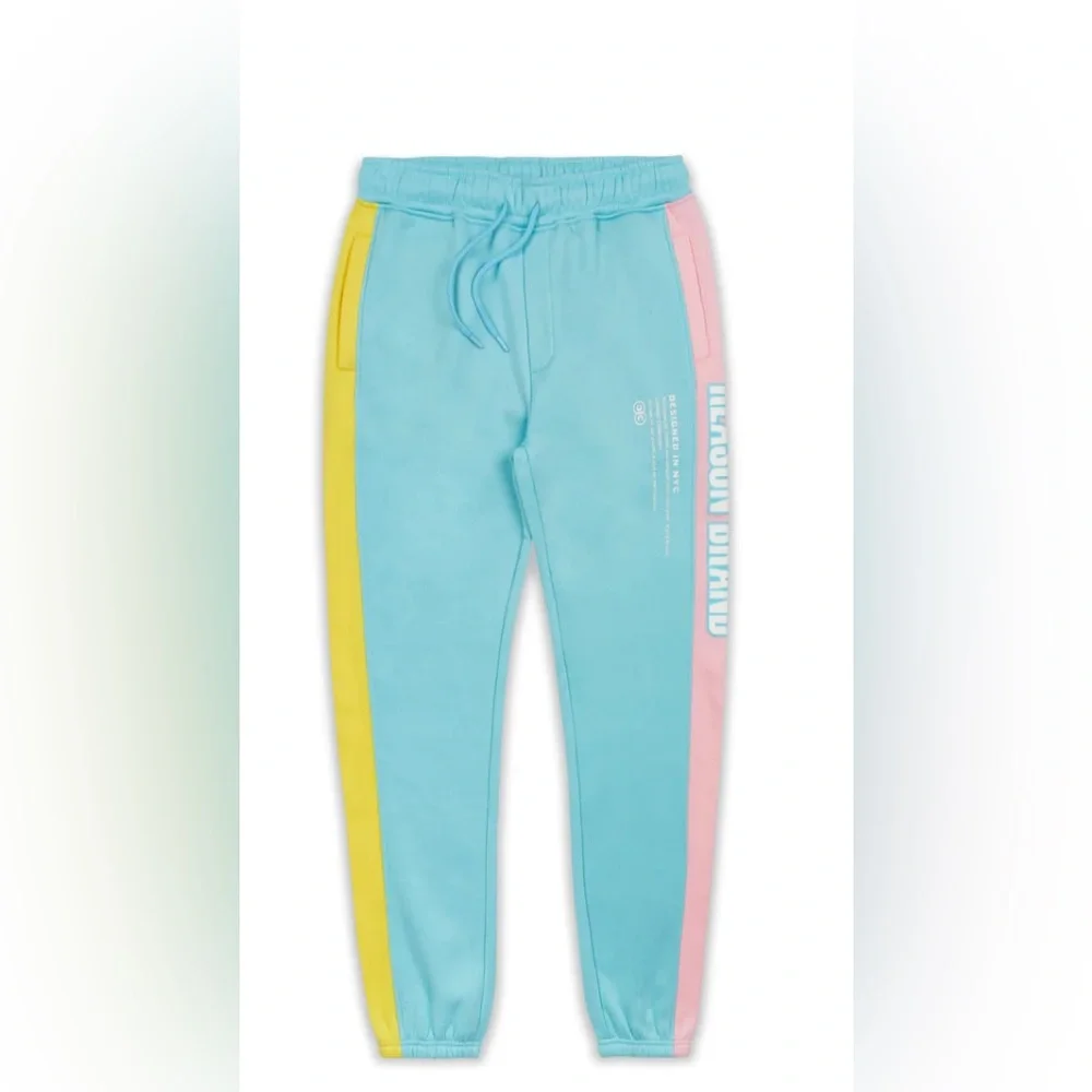 5/$15 REASON Blocked Pastel Logo Jogger